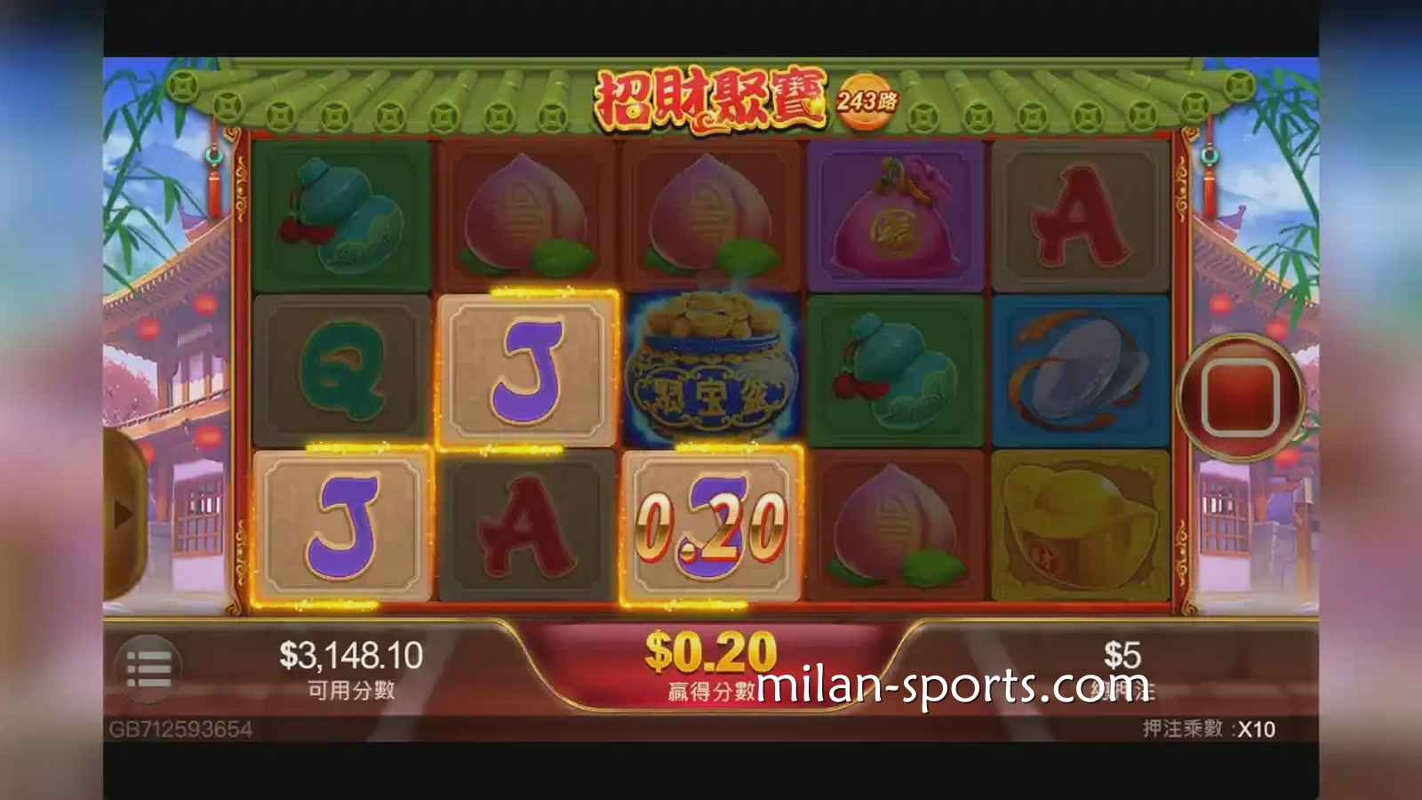 凤凰体育：《聚宝财神》老虎机，多多聚宝获取高额奖励