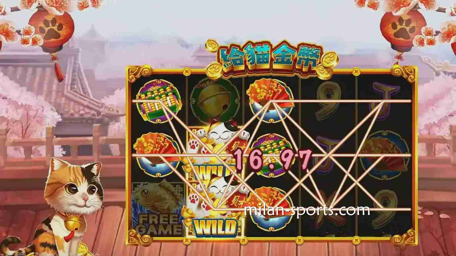《给猫金币》游戏充满卡通风格与日系元素，在凤凰体育极易上手